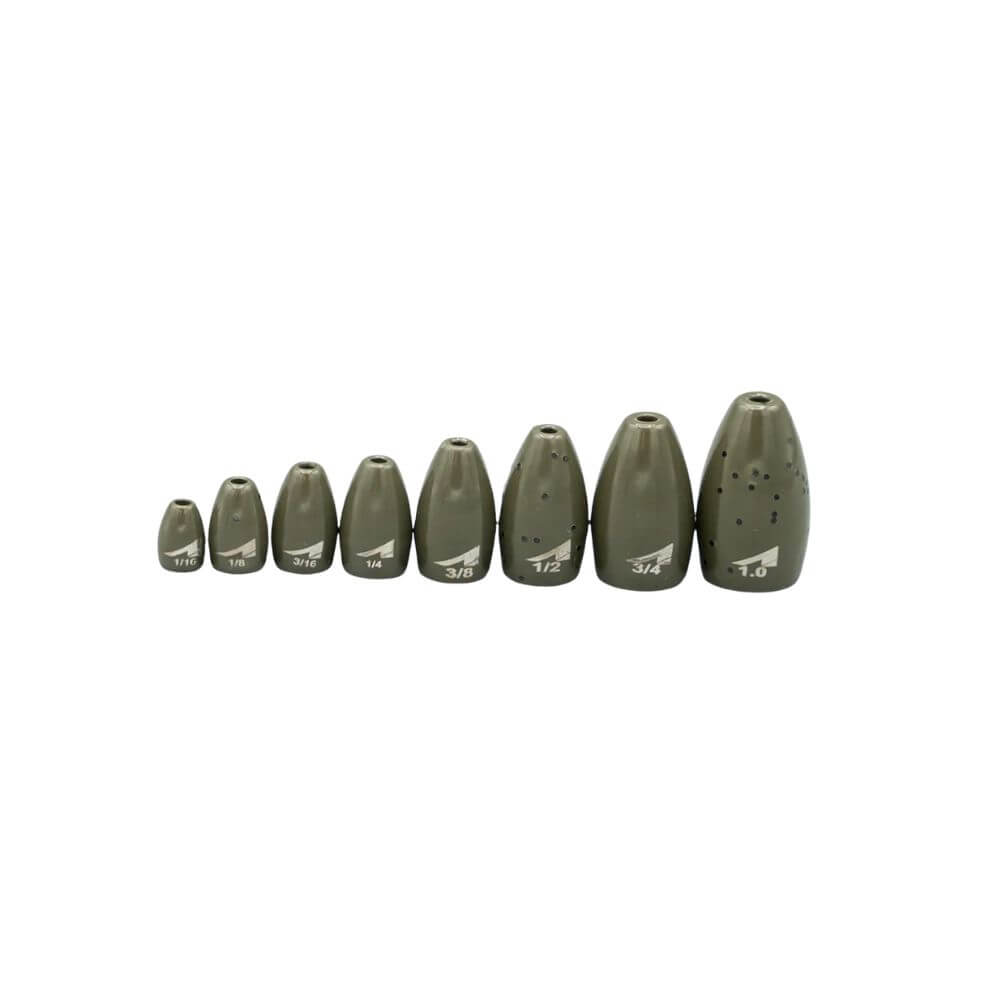 Ark Fishing Tungsten Flipping Weights - Green Pumpkin - Bait Connection