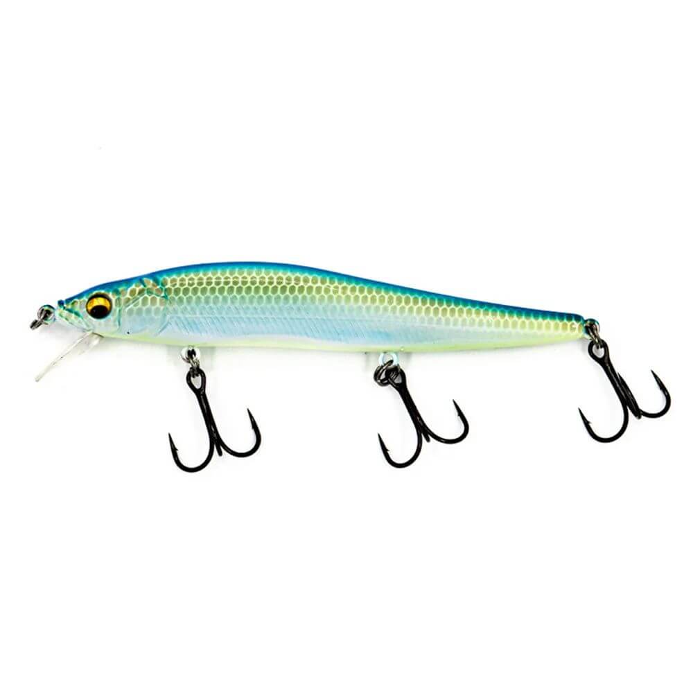 BassMooch Reflector 115 Jerkbait - Bluey Chewy - Bait Connection