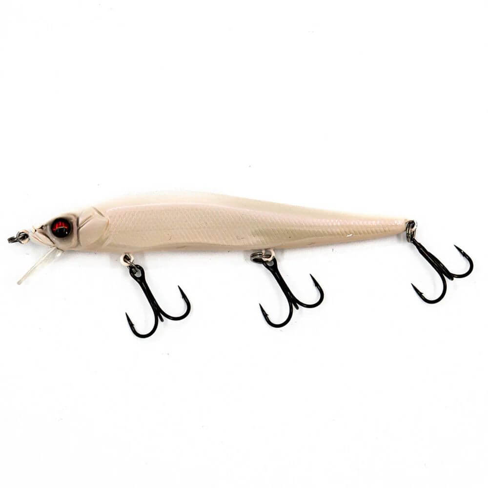 BassMooch Reflector 115 Jerkbait - Bone Marrow - Bait Connection