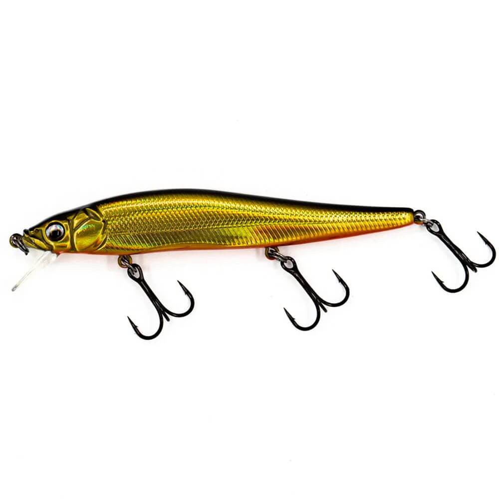 BassMooch Reflector 115 Jerkbait - Going for Gold - Bait Connection