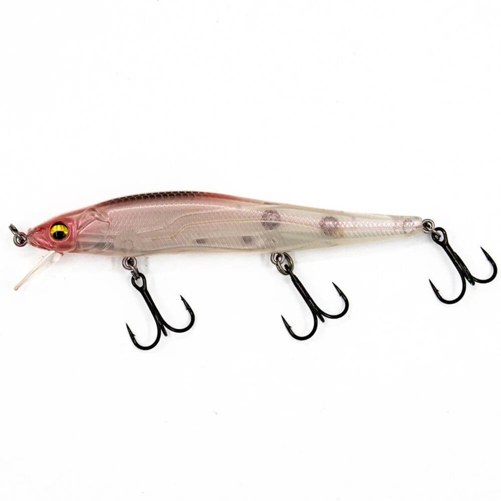 BassMooch Reflector 115 Jerkbait - Pink Candy- Bait Connection
