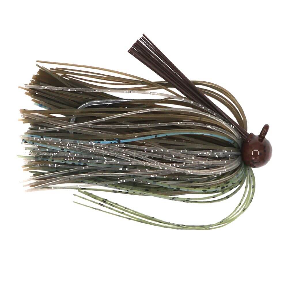 BassMooch Spanky Tungsten Hand-Tied Football Jig - Bait Connection