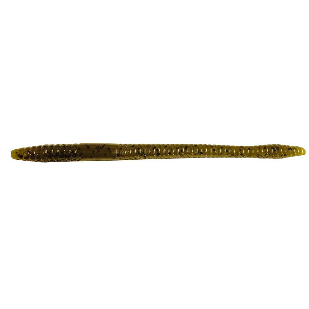Green Pumpkin Finesse Worm 4.75" Soft Baits for fishing