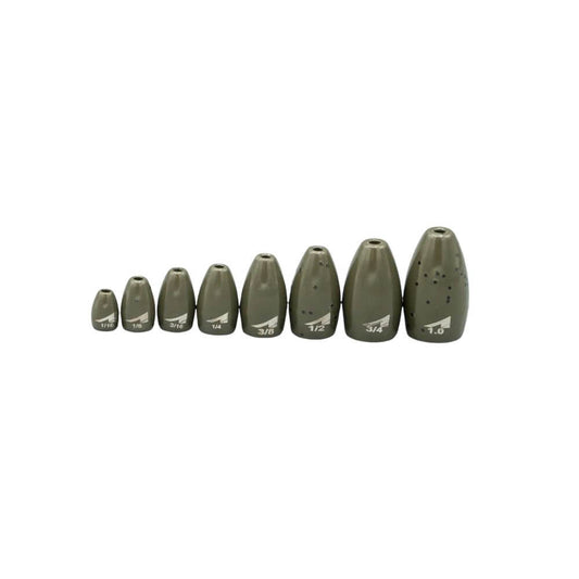 Ark Fishing Tungsten Flipping Weights - Green Pumpkin - Bait Connection