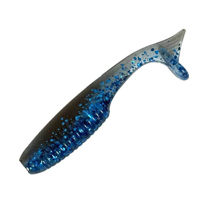 Black and Blue Boot Tail Swimbait 3.25” Soft Baits for fishing