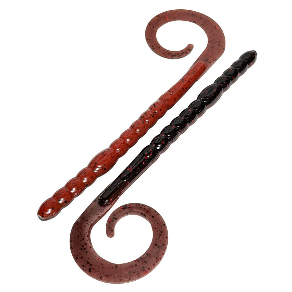 BAIT CONN Curly Tail Worm 10"