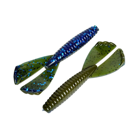 Double Tail Grub 3.5" - Okeechobee Craw