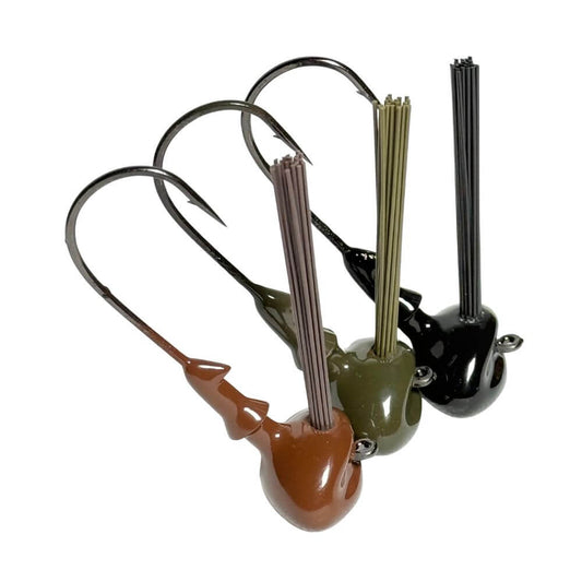 BAIT CONN Weedless Standup Football Jig Head - Bait Connection