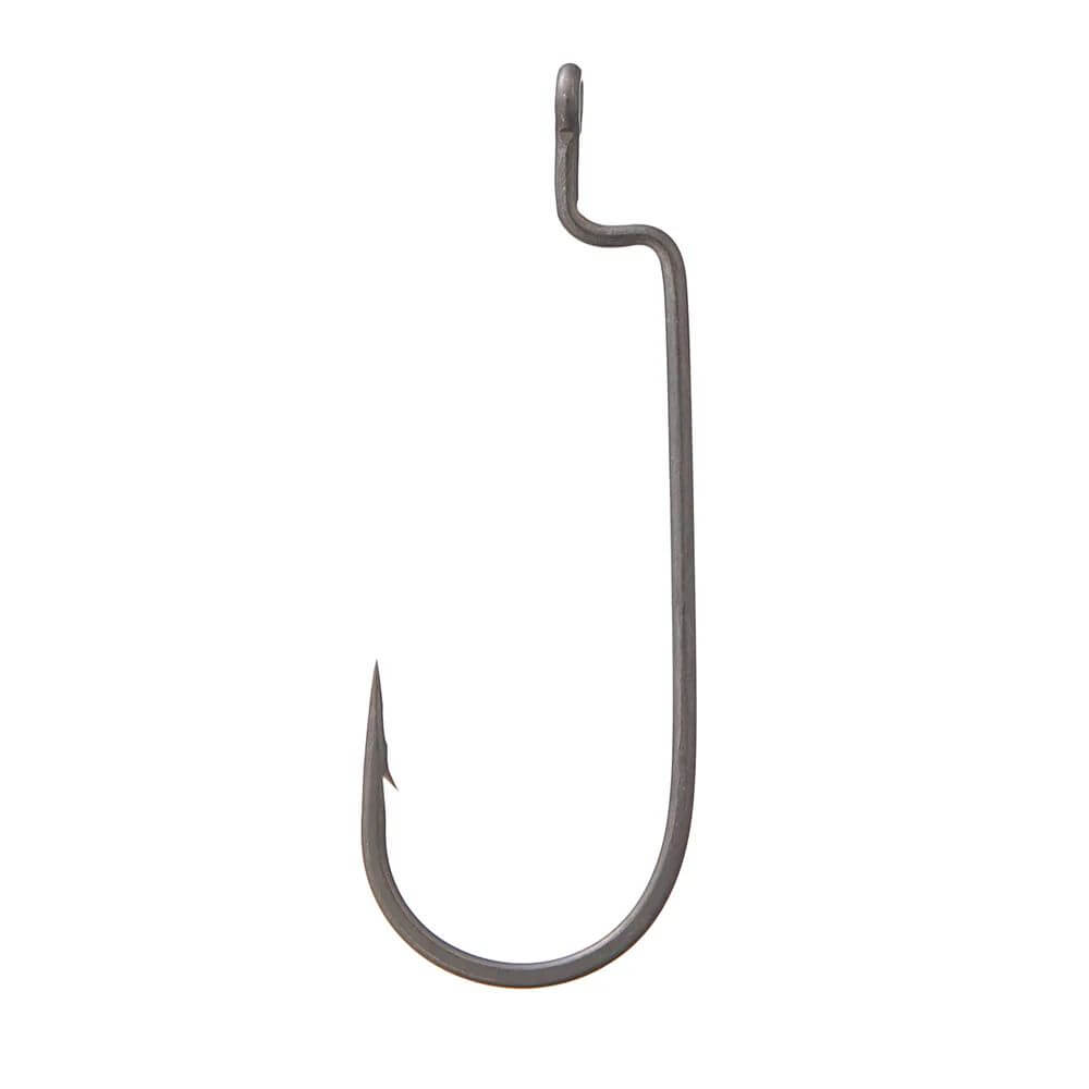 BassMooch Cobra Tournament Worm Offset Round Hooks - Bait Connection