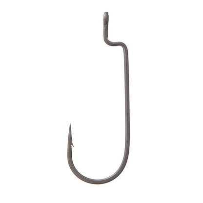 BassMooch Cobra Tournament Worm Offset Round Hooks - Bait Connection
