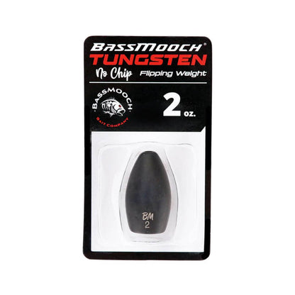 BassMooch Tungsten No-Chip Flipping Weights - Bait Connection