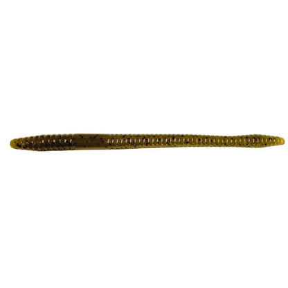 Green Pumpkin Finesse Worm 4.75" Soft Baits for fishing