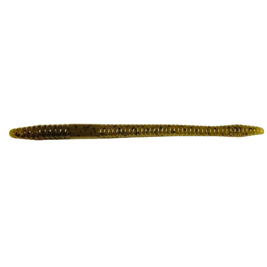 Green Pumpkin Finesse Worm 4.75" Soft Baits for fishing