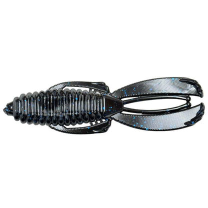 Black Blue Flake Knuckle Bug 4" Soft Baits for fishing