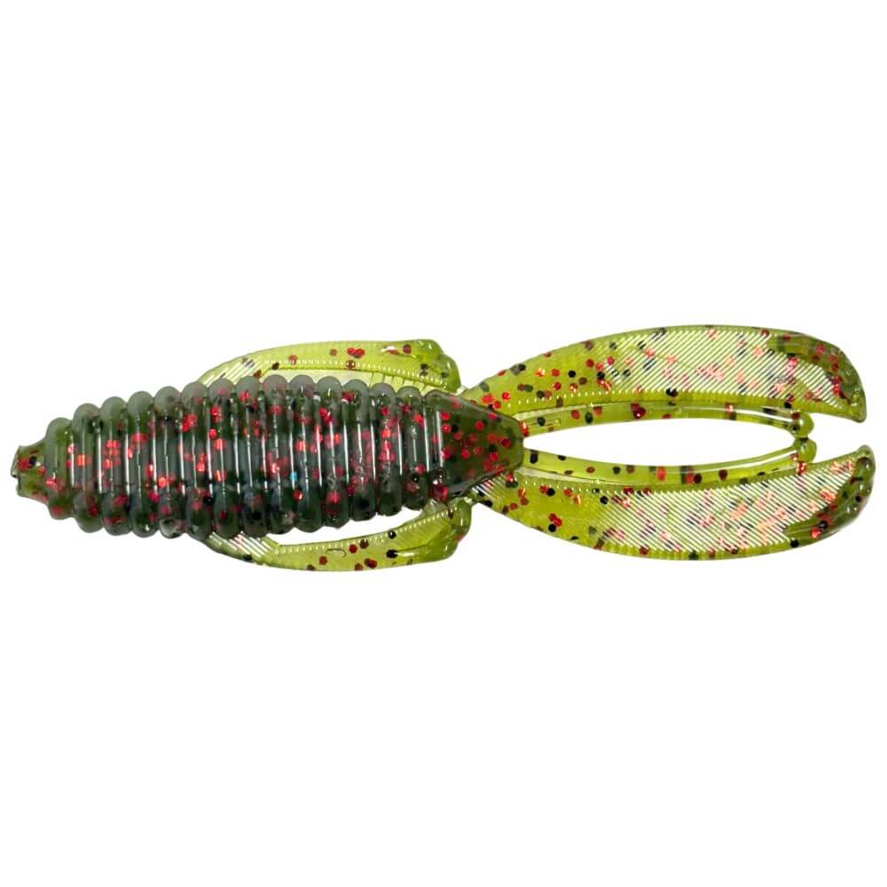 Watermelon Red Knuckle Bug 4" Soft Baits for fishing