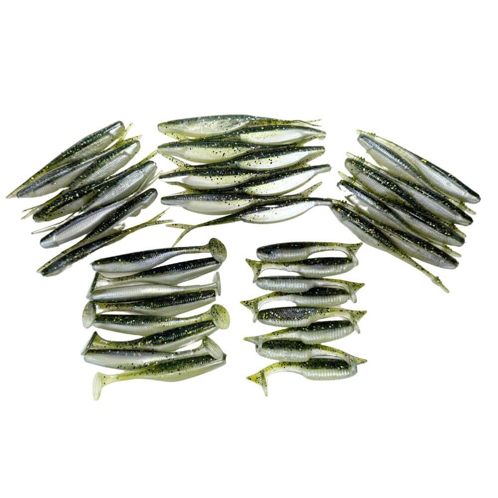 Baby Bass Minnow Starter Pack Soft Baits for fishing