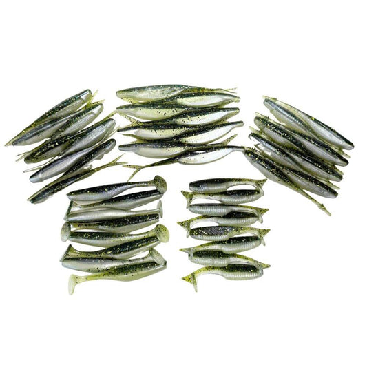Baby Bass Minnow Starter Pack Soft Baits for fishing