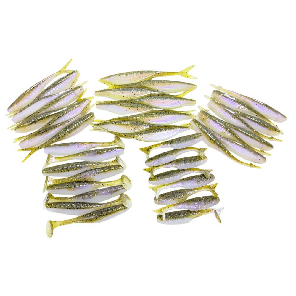 Magic Pearl Minnow Starter Pack Soft Baits for fishing