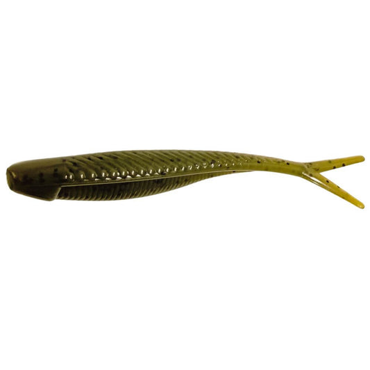 Green Pumpkin Phantom Minnow 4" Soft Baits for fishing
