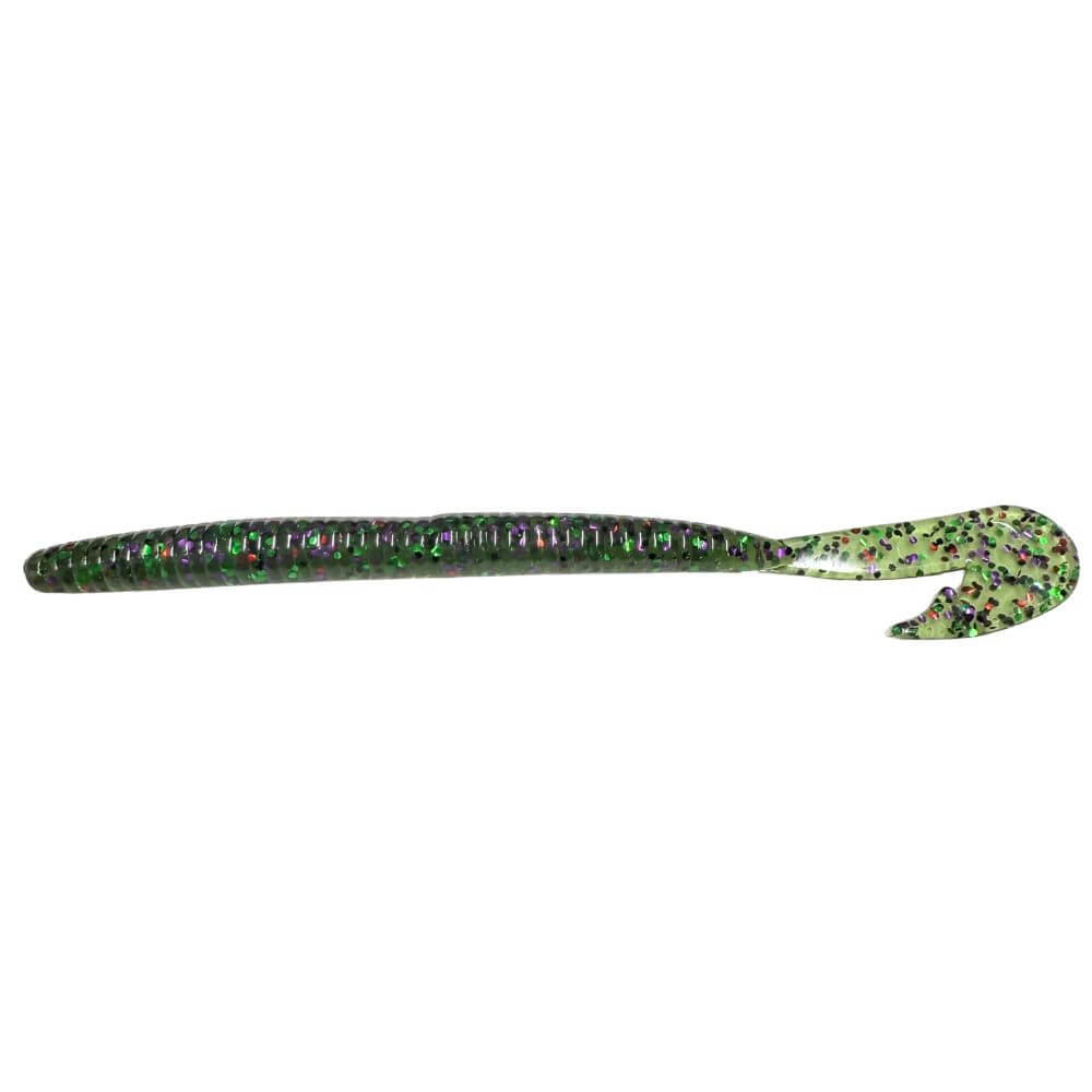 Watermelon Candy Ripple Worm 5.75" Soft Baits for fishing