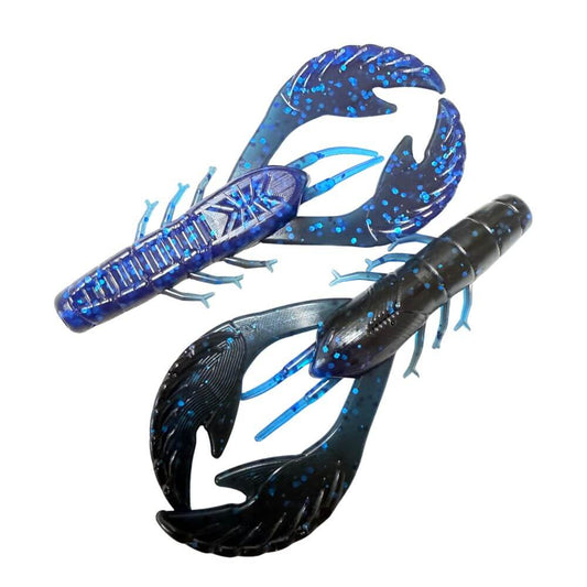 Black and Blue Savage Craw 3.5" Soft Baits for fishing
