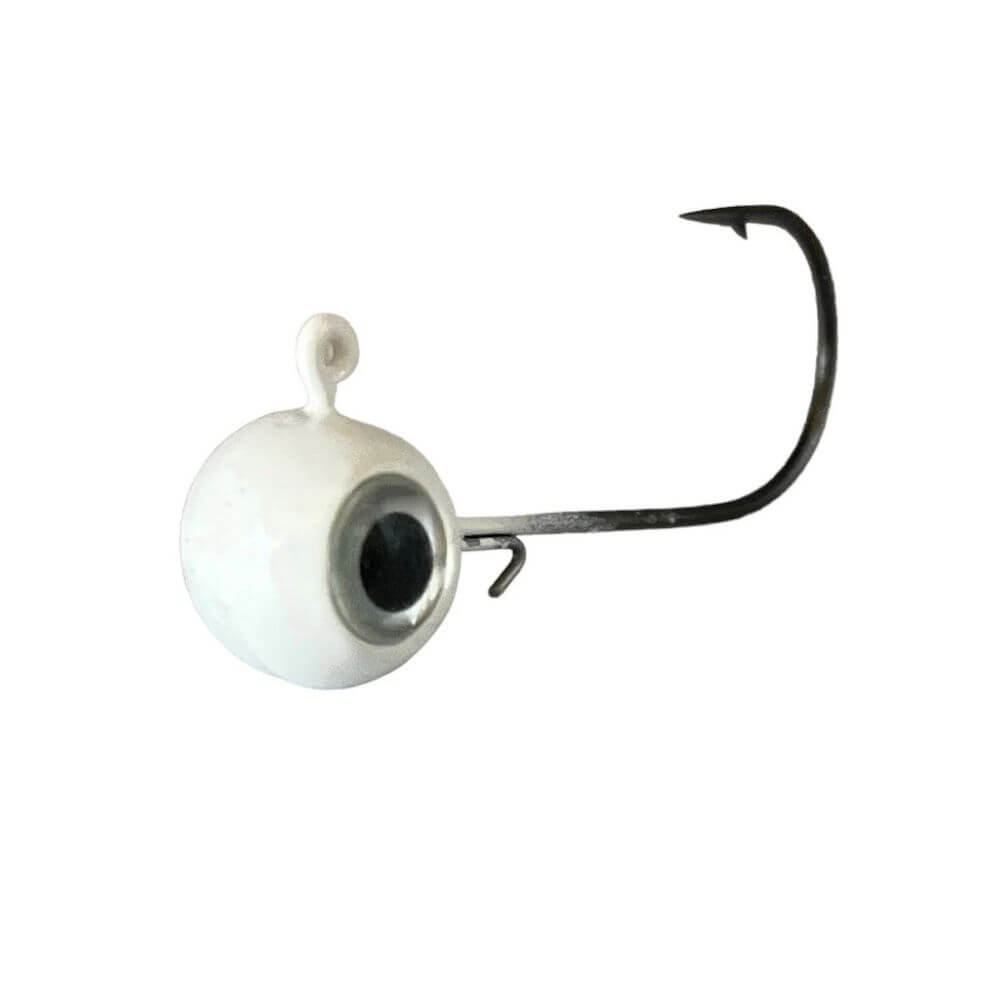 Pirate Bait Co FF Sonar Jig Head - White - Bait Connection