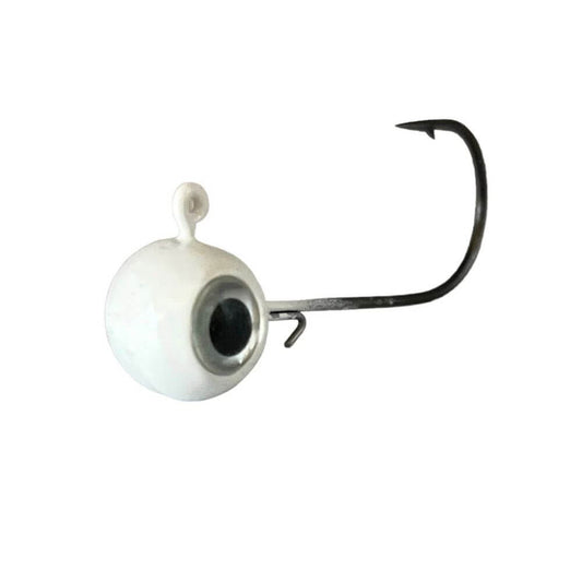 Pirate Bait Co FF Sonar Jig Head - White - Bait Connection
