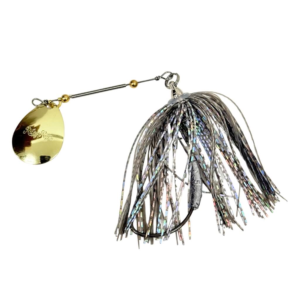 Spinnerbait - Gold Blade-Riley Rigs-Chrome-Bait Connection