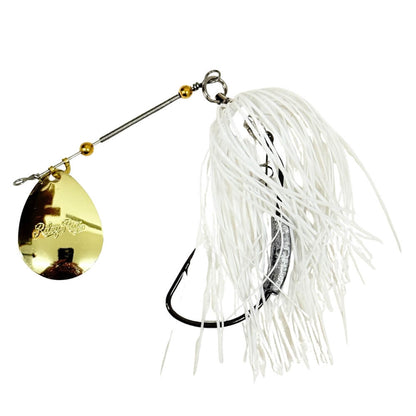 Spinnerbait - Gold Blade-Riley Rigs-White-Bait Connection
